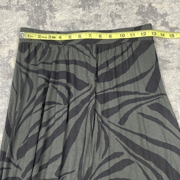 NWT Z Supply Leisel Tropical Zebra Skirt Maxi Jersey Stretch Ruffle Sz S - Picture 8 of 12